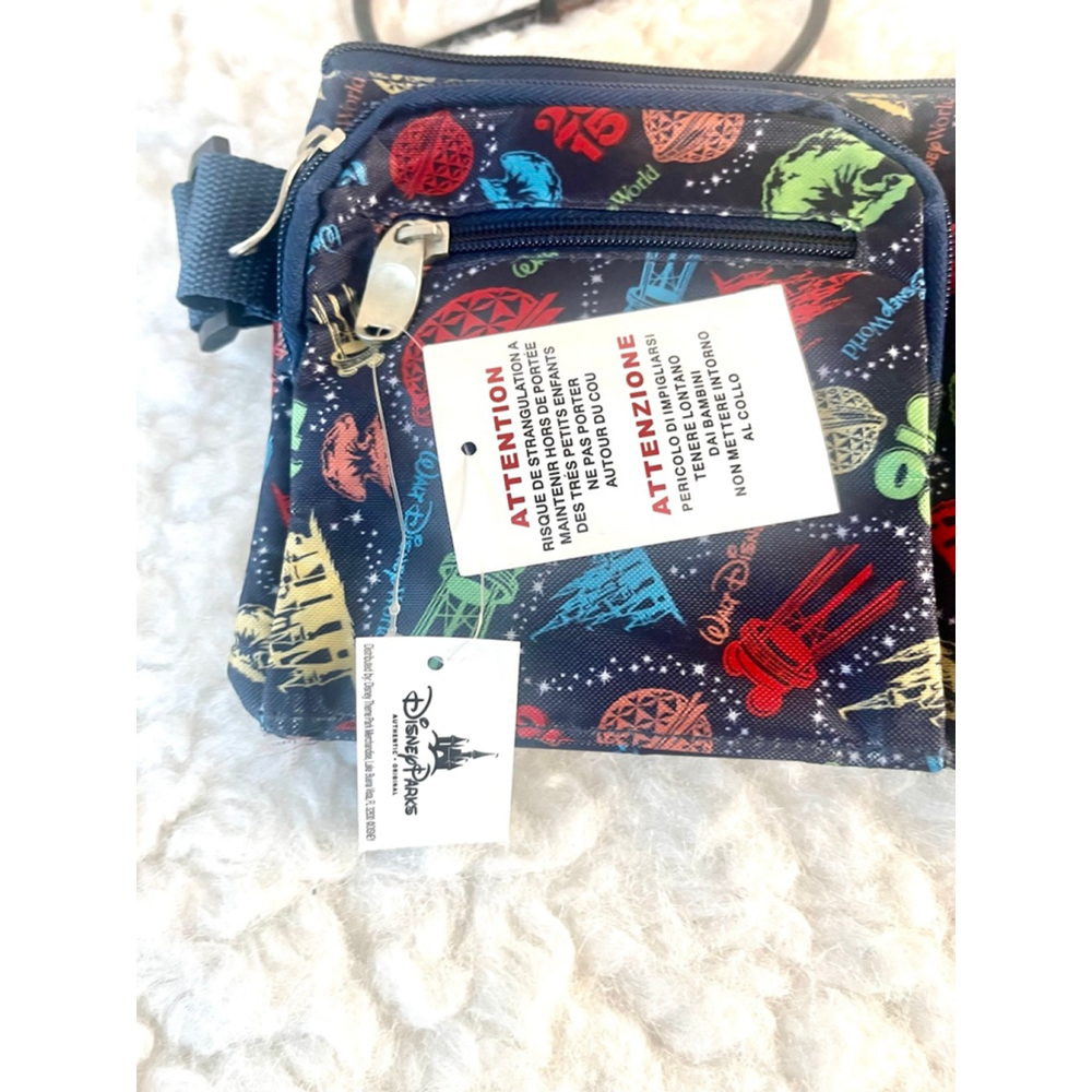NWT Walt Disney World 2015 Icons belted waist hip fanny pack bag - Picture 5 of 7